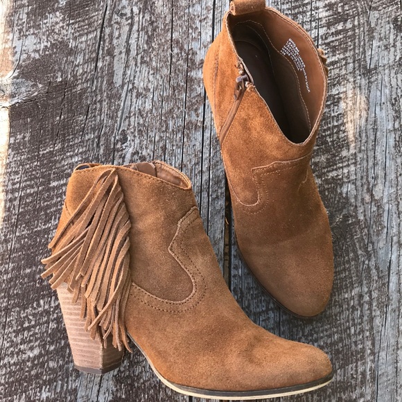 steve madden ohio fringe booties